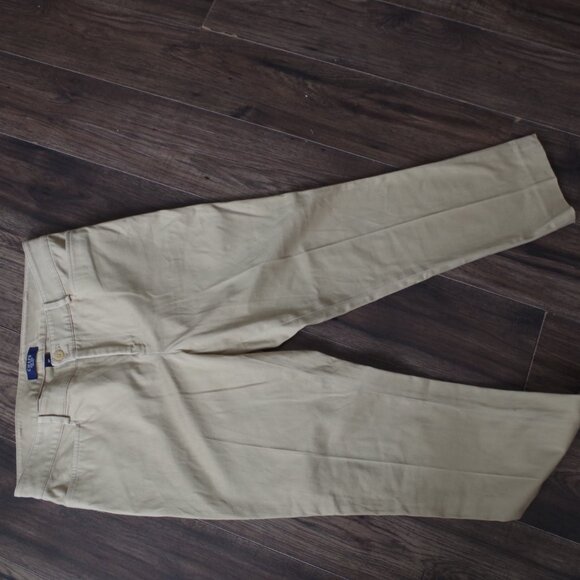 Women's Trousers By Chaps Petite Made In Sri Lanka - Picture 2 of 5